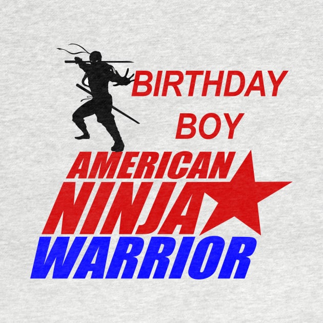 American Ninja Warrior of Birthday Boy by FirmanPrintables